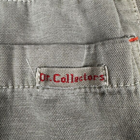Dr. Collectors‎ Teddy Forever Pants Men’s XS Beige Button Fly Drawstring Fatigue - Picture 5 of 10